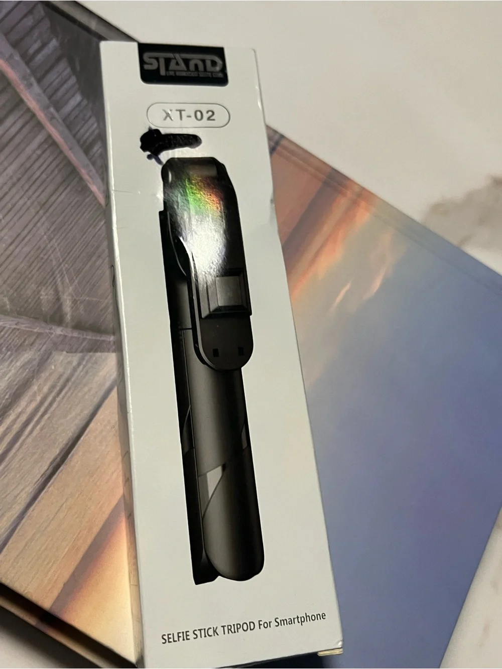 Stampd Black XT-02 Selfie Stick Tripod with Phone Clamp